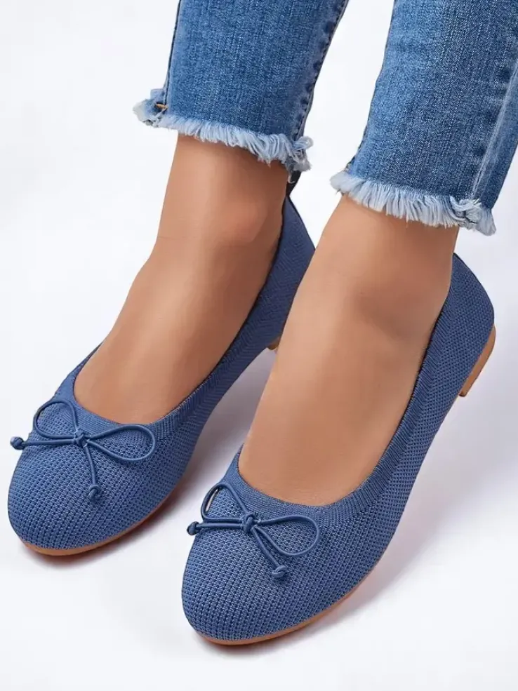 Royalfashion Materiałowe damskie baleriny Magger