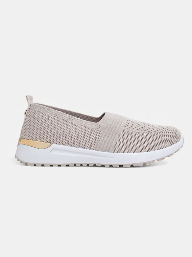 Royalfashion Materiałowe damskie półbuty slip on Perfeti