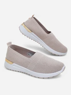 Royalfashion Materiałowe damskie półbuty slip on Perfeti