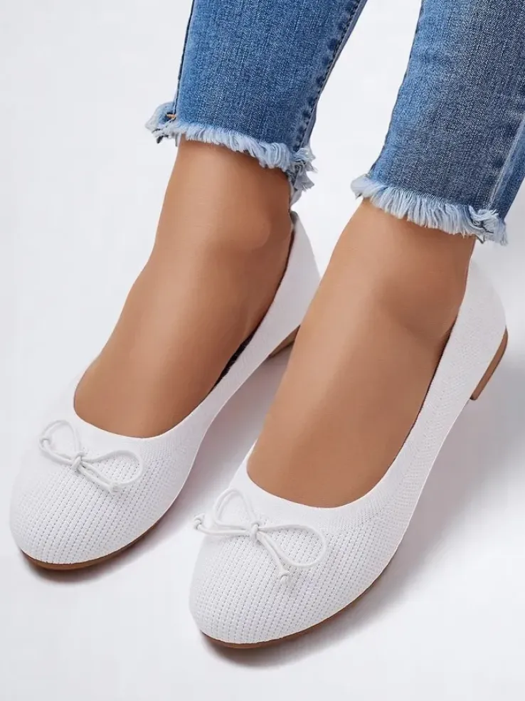 Royalfashion Materiałowe damskie baleriny Magger