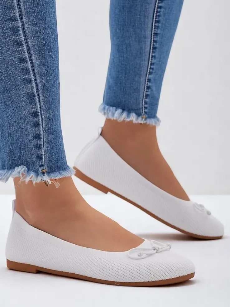 Royalfashion Materiałowe damskie baleriny Magger