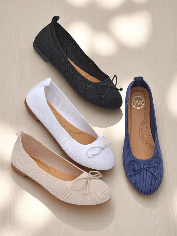 Royalfashion Materiałowe damskie baleriny Magger