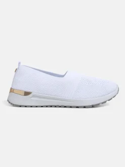 Royalfashion Materiałowe damskie półbuty slip on Perfeti