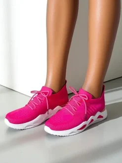 Royalfashion Materiałowe sneakersy damskie Kaenno