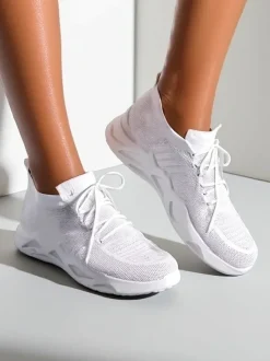 Royalfashion Materiałowe sneakersy damskie Kaenno