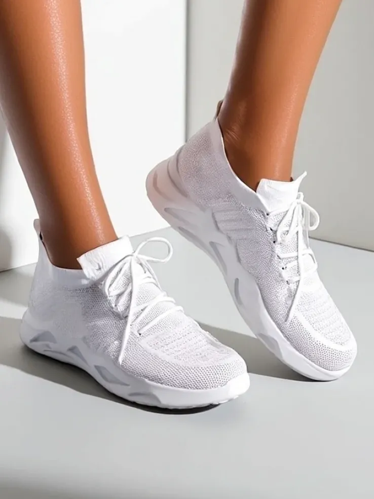 Royalfashion Materiałowe sneakersy damskie Kaenno