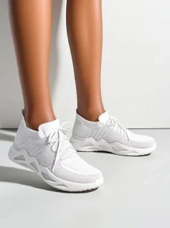 Royalfashion Materiałowe sneakersy damskie Kaenno