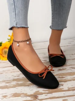 Royalfashion Matowe damskie baleriny Saaferr