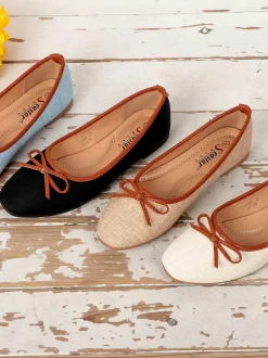 Royalfashion Matowe damskie baleriny Saaferr