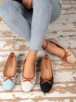 Royalfashion Matowe damskie baleriny Saaferr