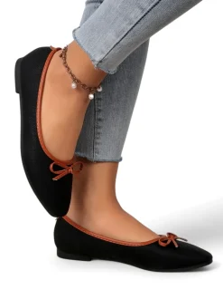 Royalfashion Matowe damskie baleriny Saaferr