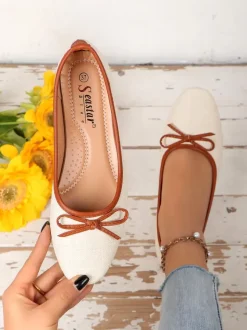 Royalfashion Matowe damskie baleriny Saaferr