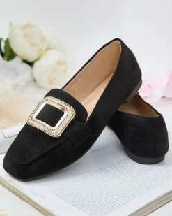 Royalfashion Mokasyny damskie z klamerką Serbento