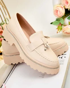 Royalfashion Mokasyny damskie z cyrkoniami Ali