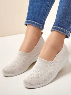 Royalfashion Mokasyny damskie na niskim koturnie Epoles