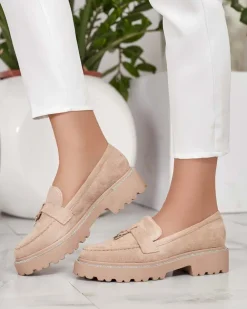 Royalfashion Mokasyny damskie z cyrkoniami Ali