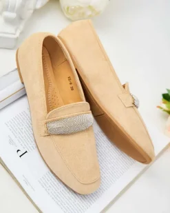 Royalfashion Mokasyny damskie eko zamszowe Rellpes