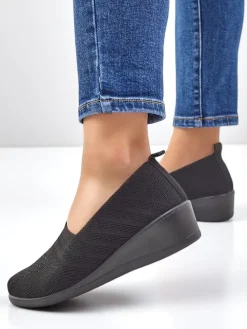 Royalfashion Mokasyny damskie na niskim koturnie Epoles