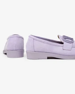 Royalfashion Mokasyny damskie z ozdobą Fograss