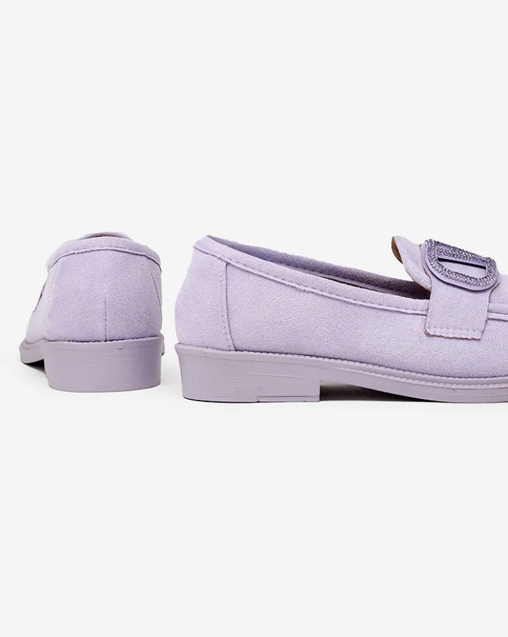 Royalfashion Mokasyny damskie z ozdobą Fograss