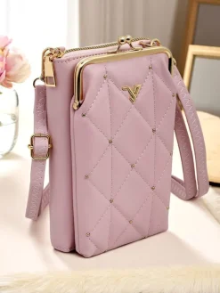 Royalfashion Multifunkcyjna torebka portfel na pasku Quilted Charm