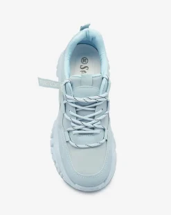 Royalfashion Niebieskie damskie buty sportowe typu sneakersy Povilpo