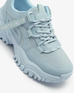 Royalfashion Niebieskie damskie buty sportowe typu sneakersy Povilpo