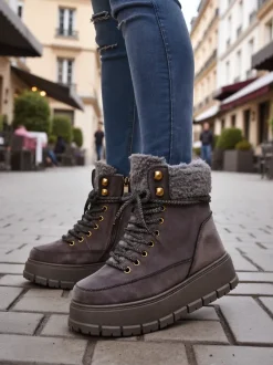 Royalfashion Śniegowce damskie Bomion