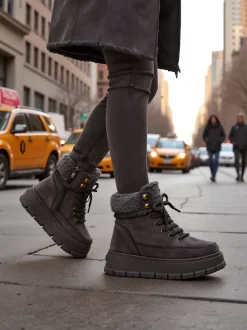 Royalfashion Śniegowce damskie Bomion