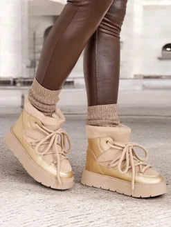 Royalfashion Śniegowce damskie sznurowane Iniuc