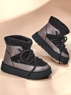 Royalfashion Śniegowce damskie sznurowane Iniuc