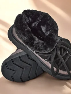 Royalfashion Śniegowce damskie sznurowane Iniuc