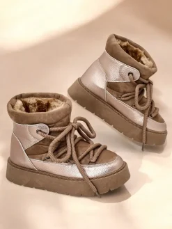 Royalfashion Śniegowce damskie sznurowane Iniuc