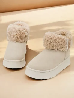 Royalfashion Śniegowce damskie z kożuszkiem Rovvoy