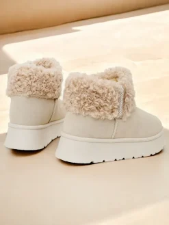 Royalfashion Śniegowce damskie z kożuszkiem Rovvoy