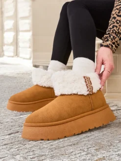 Royalfashion Śniegowce damskie z kożuszkiem Rovvoy