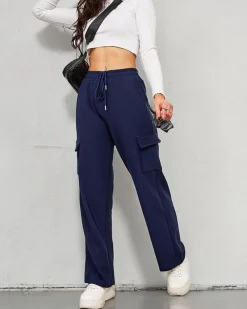 Royalfashion Ocieplane damskie spodnie typu bojówki