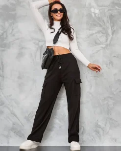 Royalfashion Ocieplane damskie spodnie typu bojówki