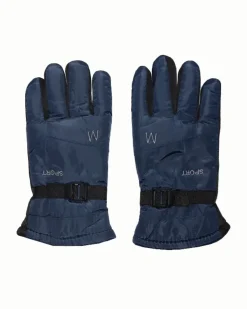 Royalfashion Ocieplane rękawice męskie z regulacją w nadgarstku