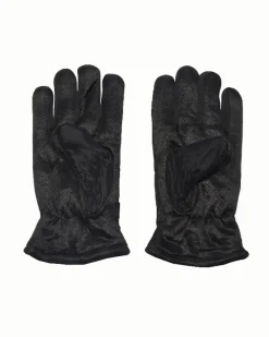 Royalfashion Ocieplane rękawice męskie z regulacją w nadgarstku