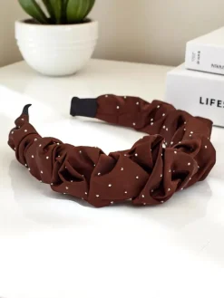 Royalfashion Opaska do włosów satynowa Bianca