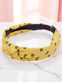 Royalfashion Opaska do włosów z pleceniem we wzorki Grafity Boom