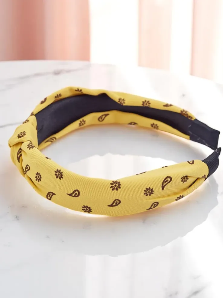 Royalfashion Opaska do włosów z pleceniem we wzorki Grafity Boom