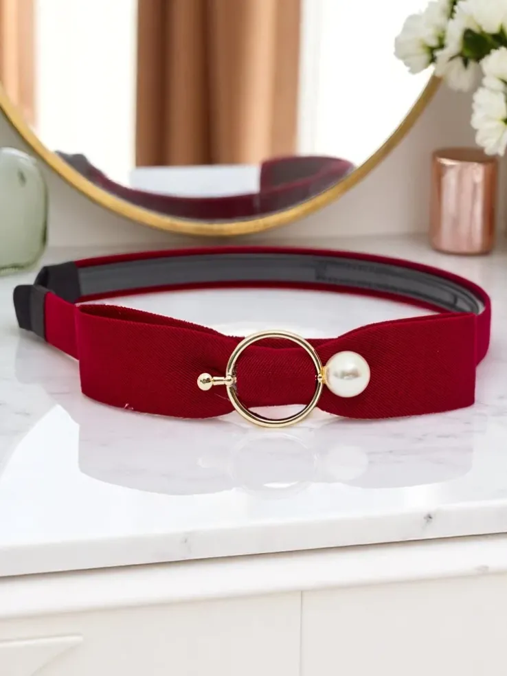 Royalfashion Opaska do włosów z kokardką i broszką Bow Charm