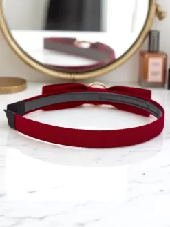 Royalfashion Opaska do włosów z kokardką i broszką Bow Charm