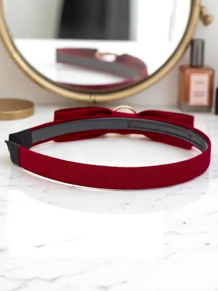 Royalfashion Opaska do włosów z kokardką i broszką Bow Charm