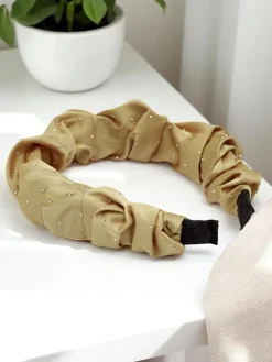 Royalfashion Opaska do włosów satynowa Bianca