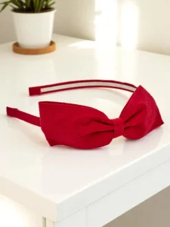 Royalfashion Opaska do włosów z kokardką Lila