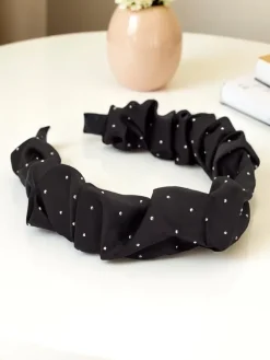 Royalfashion Opaska do włosów satynowa Bianca