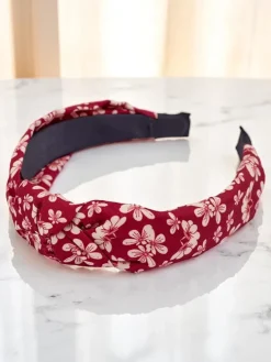 Royalfashion Opaska do włosów z pleceniem w kwiaty Florinda